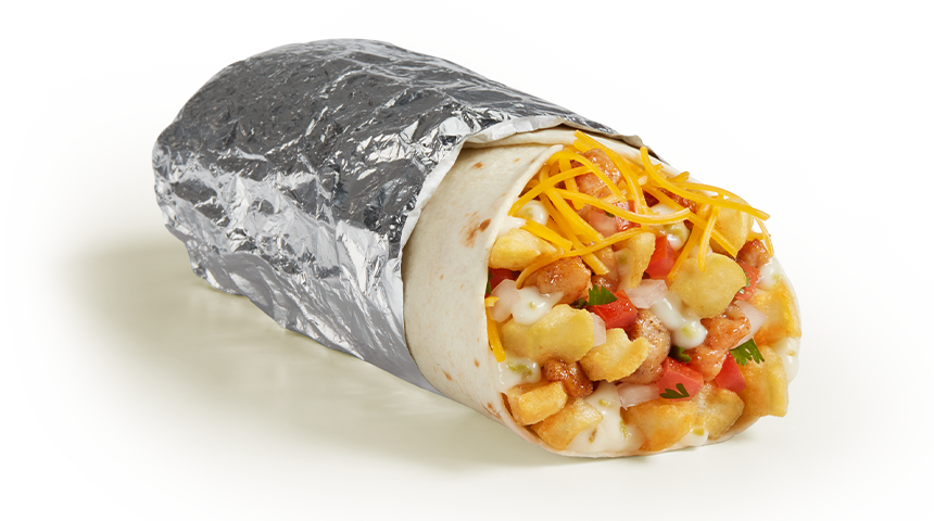 Epic Grilled Chicken Loaded Queso Burrito