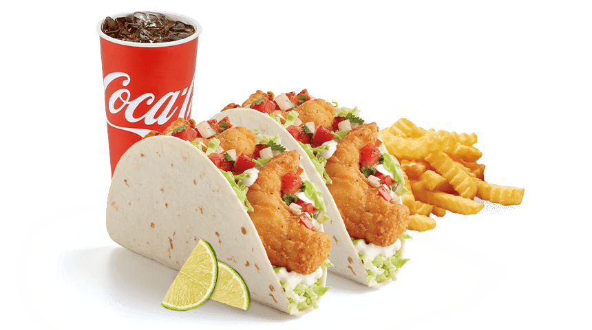 Jumbo Shrimp Tacos Meal