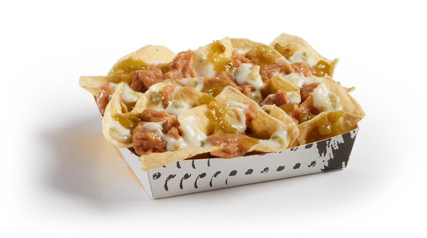 3 Layer Queso Nachos