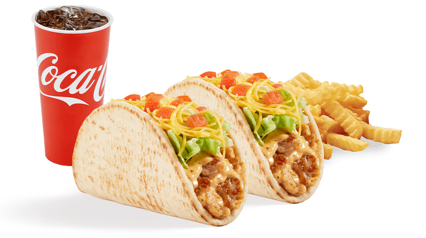 Grilled Chicken Big Fat Taco Meal